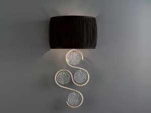 LINES CLEF TREBLE - Handmade bronze wall light - Wall lamp by Serip