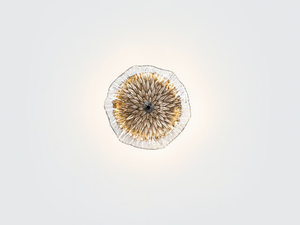 NENUFAR AURA SMALL - Handmade bronze wall light - Wall lamp by Serip