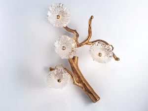 NENUFAR NYMPHAEA SMALL - Handmade bronze wall light - Wall lamp by Serip
