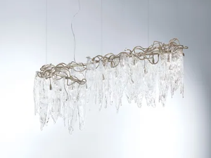 NIAGARA MEANDER SMALL - Handmade bronze pendant lamp - Ceiling lamp by Serip