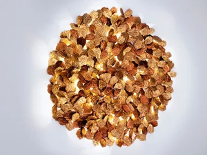 PATHLEAF FOLIAGE EXTRA LARGE - Bronze wall lamp / ceiling lamp - Wall lamp by Serip