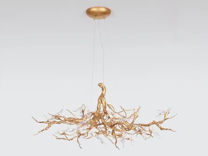 VOA BALLERINA LARGE - LED handmade bronze pendant lamp - Ceiling lamp by Serip