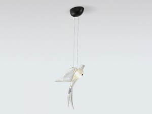 VOA GUTTURALIS EXTRA LARGE - LED handmade glass pendant lamp - Ceiling lamp by Serip