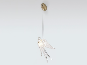 VOA GUTTURALIS LARGE - LED handmade glass pendant lamp - Ceiling lamp by Serip