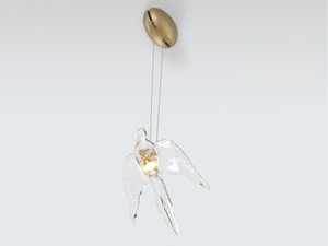 VOA GUTTURALIS SMALL - LED handmade glass pendant lamp - Ceiling lamp by Serip