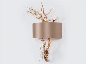 VOA HEDERA LARGE - LED handmade bronze wall lamp - Wall lamp by Serip