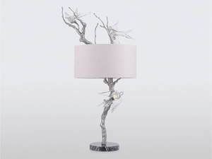 VOA PLIÉ LARGE - LED handmade bronze table lamp - Table lamp by Serip
