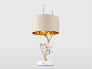 VOA PLIÉ SMALL - Handmade LED bronze table lamp - Table lamp by Serip