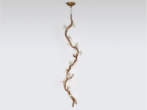VOA TRUNK EXTRA LARGE - LED handmade bronze pendant lamp - Ceiling lamp by Serip