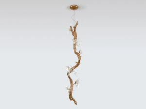 VOA TRUNK LARGE - LED handmade bronze pendant lamp - Ceiling lamp by Serip