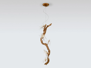VOA TRUNK MEDIUM - LED handmade bronze pendant lamp - Ceiling lamp by Serip