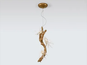VOA TRUNK PEEWEE - LED handmade bronze pendant lamp - Ceiling lamp by Serip