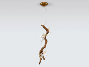 VOA TRUNK SMALL - LED handmade bronze pendant lamp - Ceiling lamp by Serip