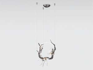 VOA UTOPIA SMALL - LED handmade bronze pendant lamp - Ceiling lamp by Serip