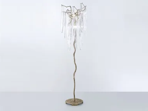 WATERFALL HORSETAIL - Handmade bronze floor lamp - Floor lamp by Serip