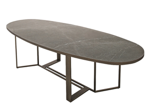 BOSTON - Oval ceramic dining table - Table by Shake