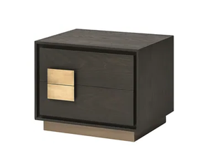 EGO - Rectangular bedside table with drawers - Side table by Shake
