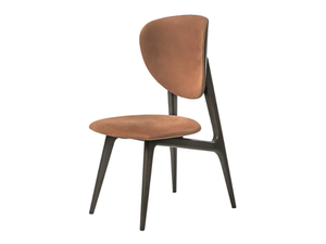 FUN - Upholstered leather chair - Chair by Shake