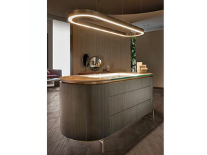 HEGE - Wood and glass chest of drawers - drawer by Shake