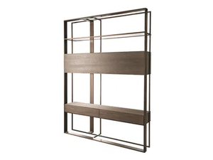 MOD - Open double-sided metal bookcase - Cabinet by Shake