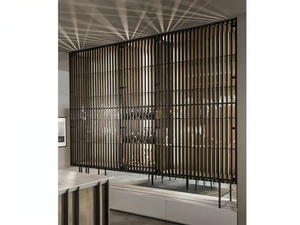 TAL - Wooden highboard with integrated lighting - Cabinet by Shake
