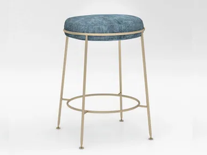 AMARETTO - Velvet barstool with integrated cushion - Accessories by Sicis