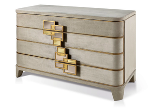 DONGIOVANNI - Nabuk chest of drawers - drawer by Sicis