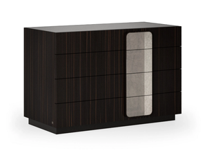 DOVER - Ebony chest of drawers - drawer by Sicis