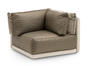 ISLAND - Corner modular fabric armchair - Armchair by Sicis