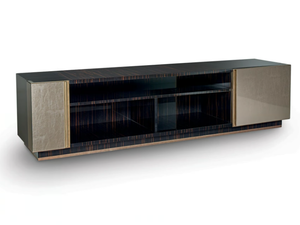 ISLAND - Ebony TV cabinet with doors - Cabinet by Sicis