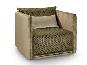 ISLAND - Fabric armchair with armrests - Armchair by Sicis