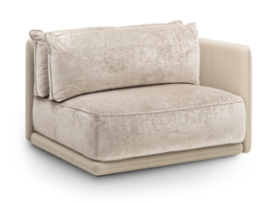 ISLAND - Modular fabric armchair with armrests - Armchair by Sicis