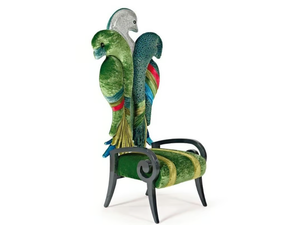 JALOUSIE - Fabric armchair high-back - Armchair by Sicis