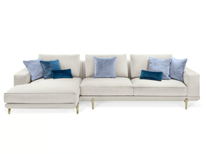 MILTON - Sectional sofa with chaise longue - Sofa by Sicis
