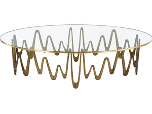 ONDINE - Oval glass coffee table - Coffee table by Sicis