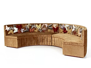 PAPILLONS - Sectional velvet sofa - Sofa by Sicis