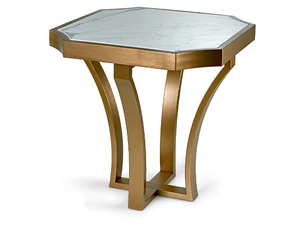 SAVOY - Calacatta Oro marble high side table - Coffee table by Sicis