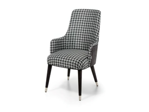 VENEZIA - Fabric chair with armrests - Chair by Sicis