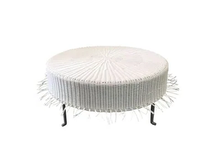 FRINGES - Low round garden side table - Side table by Sifas