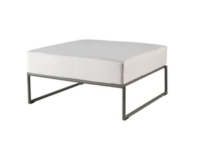 KALIFE - Square fabric garden pouf - Pouf by Sifas