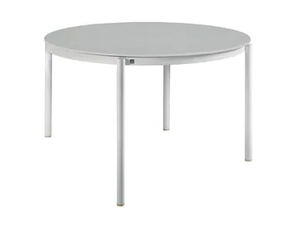 OUTLINE - Round ceramic garden table - Table by Sifas