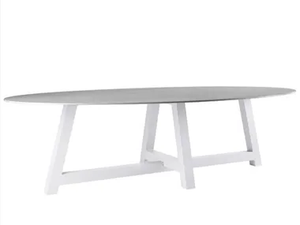 RIVIERA - Oval ceramic garden table - Table by Sifas