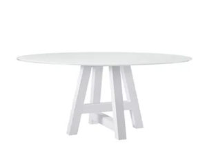 RIVIERA - Oval glass and aluminium garden table - Table by Sifas