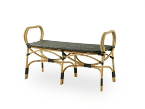 BISTRO - Rattan and ArtFibre® bench - Bench by Sika Design