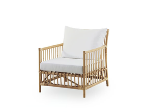 CAROLINE - Rattan easy chair with armrests - Armchair by Sika Design