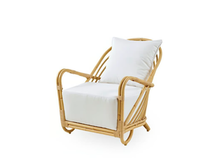 CHARLOTTENBORG EXTERIOR - Garden lounge chair in Alu-Rattan and ArtFibre - Armchair by Sika Design