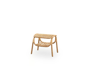 MACHIYA - Low rattan stool - Stool by Sika Design