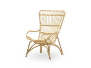 MONET - Rattan easy chair with armrests - Armchair by Sika Design