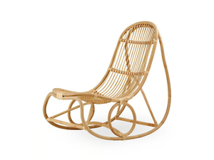 NANNY - Rocking rattan armchair - Armchair by Sika Design