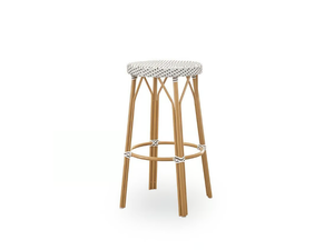 SIMONE - High aluminium and ArtFibre garden stool - Stool by Sika Design